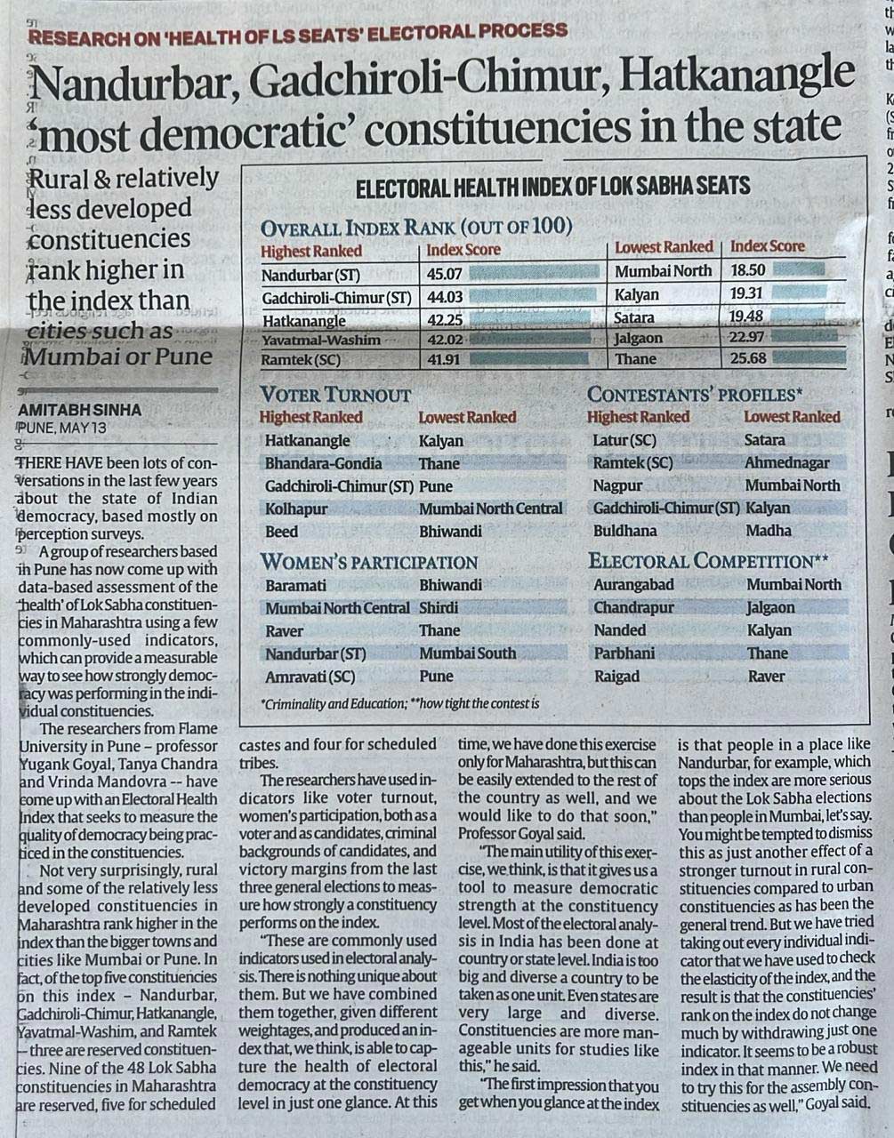 Electoral Health Index | May 2024